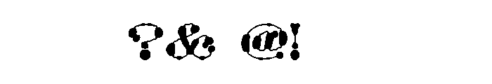 ReadyBygone Regular Font OTHER CHARS