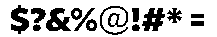 ReallySansLarge Black Font OTHER CHARS