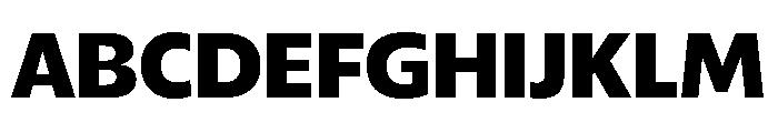 ReallySansLarge Black Font UPPERCASE