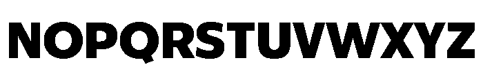 ReallySansLarge Black Font UPPERCASE