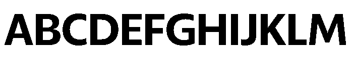 ReallySansLarge Bold Font UPPERCASE