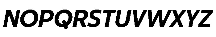 ReallySansLarge BoldItalic Font UPPERCASE