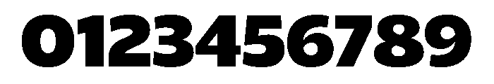 ReallySansLarge Extra Black Font OTHER CHARS
