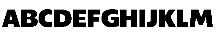 ReallySansLarge Extra Black Font UPPERCASE