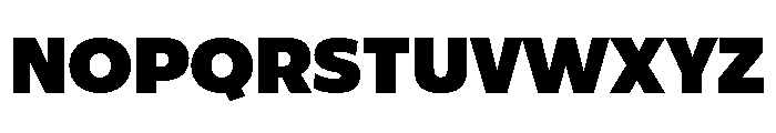 ReallySansLarge Extra Black Font UPPERCASE