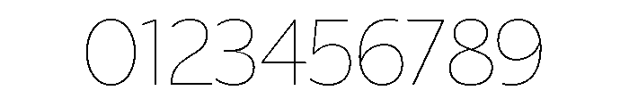 ReallySansLarge Hairline Font OTHER CHARS