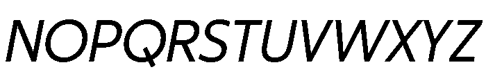 ReallySansLarge Italic Font UPPERCASE