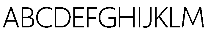ReallySansLarge Light Font UPPERCASE