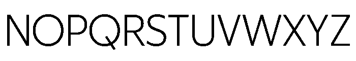 ReallySansLarge Light Font UPPERCASE