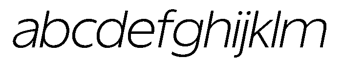 ReallySansLarge LightItalic FONT