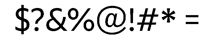 ReallySansLarge Regular Font OTHER CHARS