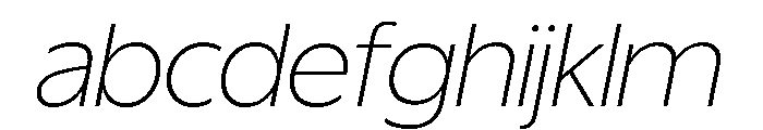 ReallySansLarge ThinItalic FONT