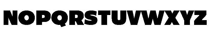 ReallySansLarge Ultra Font UPPERCASE