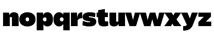 ReallySansLarge Ultra Font LOWERCASE
