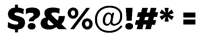 ReallySansSmall Black Font OTHER CHARS