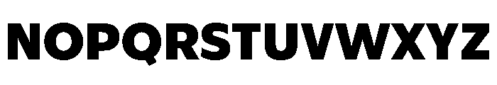ReallySansSmall Black Font UPPERCASE