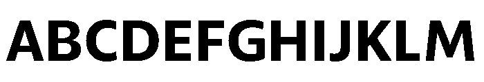 ReallySansSmall Bold Font UPPERCASE