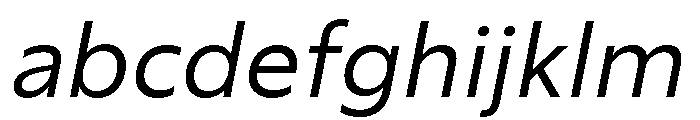 ReallySansSmall Italic FONT