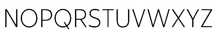ReallySansSmall Light Font UPPERCASE