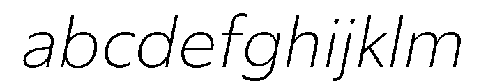 ReallySansSmall LightItalic FONT