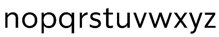 ReallySansSmall Regular Font LOWERCASE