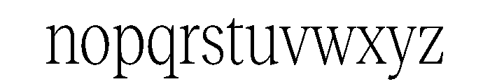 Reckless TRIAL CondensedMLight Instance Font LOWERCASE