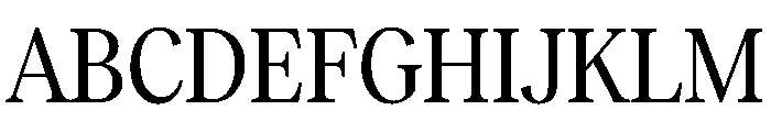 Reckless TRIAL CondensedMRegular Instance Font UPPERCASE