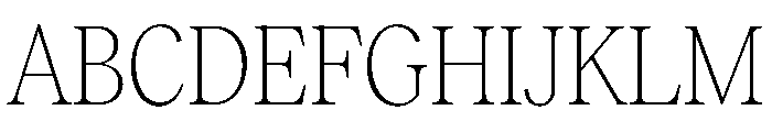 Reckless TRIAL CondensedMThin Instance Font UPPERCASE