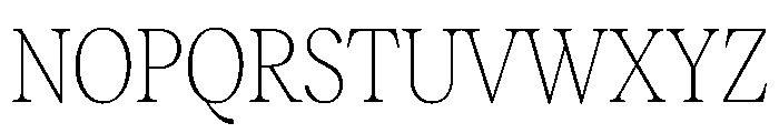 Reckless TRIAL CondensedMThin Instance Font UPPERCASE