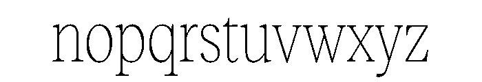 Reckless TRIAL CondensedMThin Instance Font LOWERCASE
