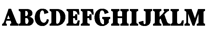 Reckless TRIAL CondensedSHeavy Instance Font UPPERCASE