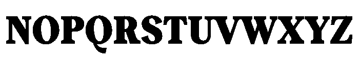 Reckless TRIAL CondensedSHeavy Instance Font UPPERCASE