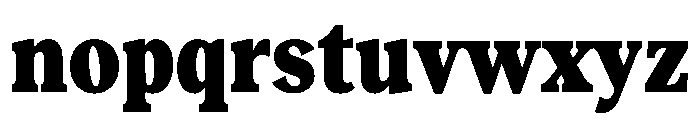 Reckless TRIAL CondensedSHeavy Instance Font LOWERCASE