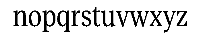 Reckless TRIAL CondensedSRegular Instance Font LOWERCASE