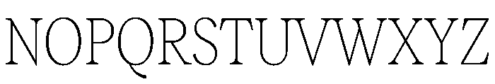 Reckless TRIAL CondensedSThin Instance Font UPPERCASE