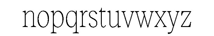 Reckless TRIAL CondensedSThin Instance Font LOWERCASE