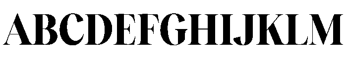Reckless TRIAL CondensedXLBold Instance Font UPPERCASE