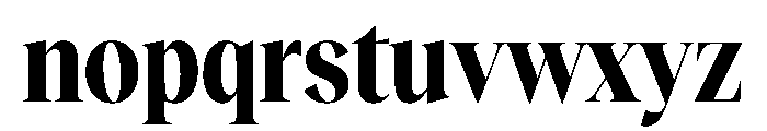 Reckless TRIAL CondensedXLBold Instance Font LOWERCASE