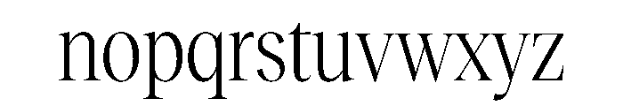 Reckless TRIAL CondensedXLBook Instance Font LOWERCASE