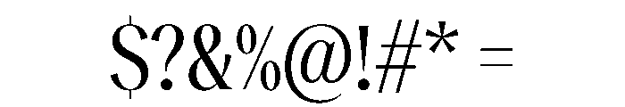 Reckless TRIAL CondensedXLRegular Instance Font OTHER CHARS