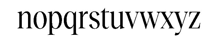 Reckless TRIAL CondensedXLRegular Instance Font LOWERCASE