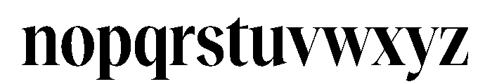 Reckless TRIAL CondensedXLSemiBold Instance Font LOWERCASE