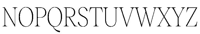 Reckless TRIAL CondensedXLThin Instance Font UPPERCASE
