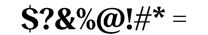 Reckless TRIAL StandardMBold Instance Font OTHER CHARS