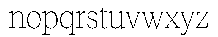 Reckless TRIAL StandardMThin Instance Font LOWERCASE