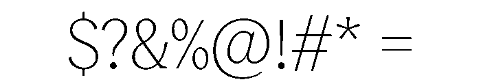 Reckless TRIAL StandardSThin Instance Font OTHER CHARS