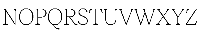 Reckless TRIAL StandardSThin Instance Font UPPERCASE