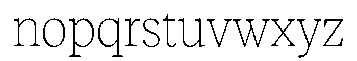 Reckless TRIAL StandardSThin Instance Font LOWERCASE