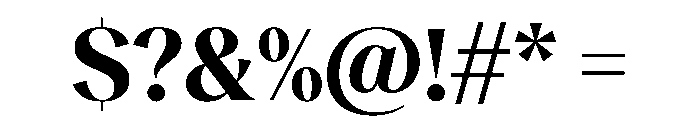 Reckless TRIAL StandardXLBold Instance Font OTHER CHARS
