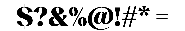 Reckless TRIAL StandardXLHeavy Instance Font OTHER CHARS